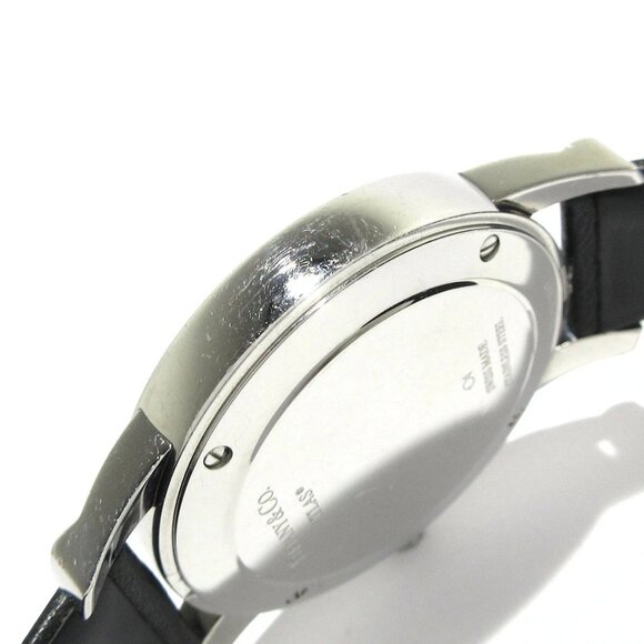 Auth TIFFANY&Co. Atlas Dome - 0******** Black Women's Wrist Watch - Picture 8 of 12